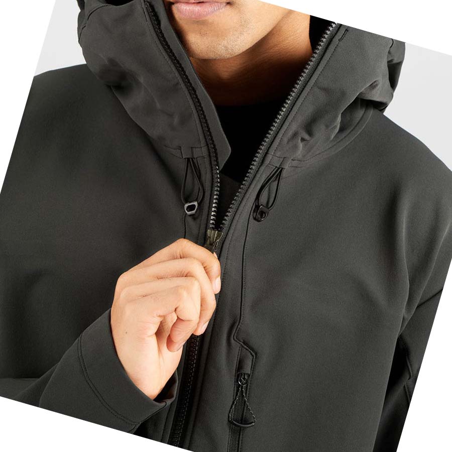 Chaquetas Salomon OUTPEAK SOFTSHELL Hombre Negros | MX 3254WNB